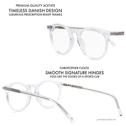 Christopher Cloos - Paloma - Danish Design Blue Light Glasses for Men & Women