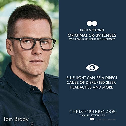 Christopher Cloos - Paloma - Danish Design Blue Light Glasses for Men & Women