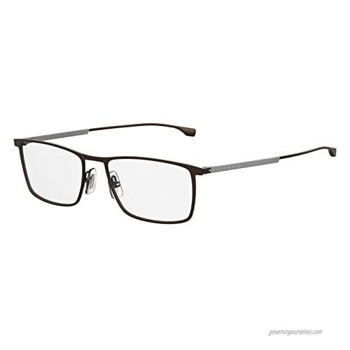 Eyeglasses Boss (hub) 0976 04IN Matte Brown / 00 Demo Lens
