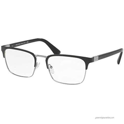Eyeglasses Prada PR 54 TV 1AB1O1 Black/Gunmetal