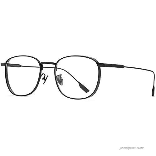 FONEX Titanium Glasses Frame Myopia Optical Eyeglass Frame for Men and Women 8517