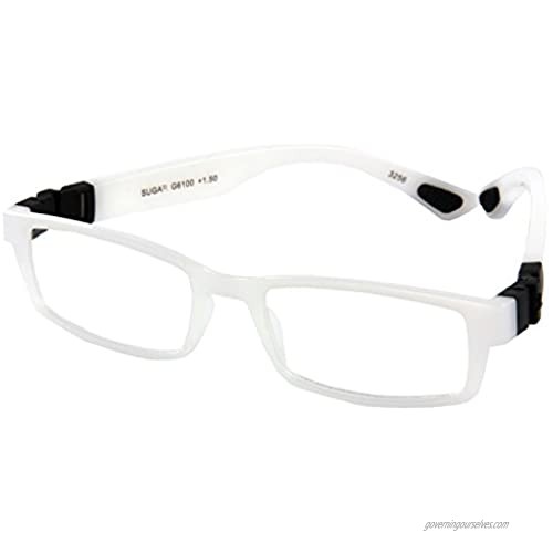 I NEED YOU Readers White Sugar Reading Glasses +2.5 Strength Or Choose Your Power