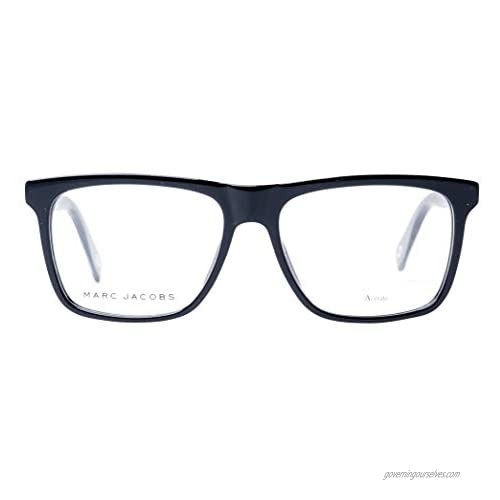 Marc Jacobs Marc 342 807 Black Plastic Rectangle Eyeglasses 55mm