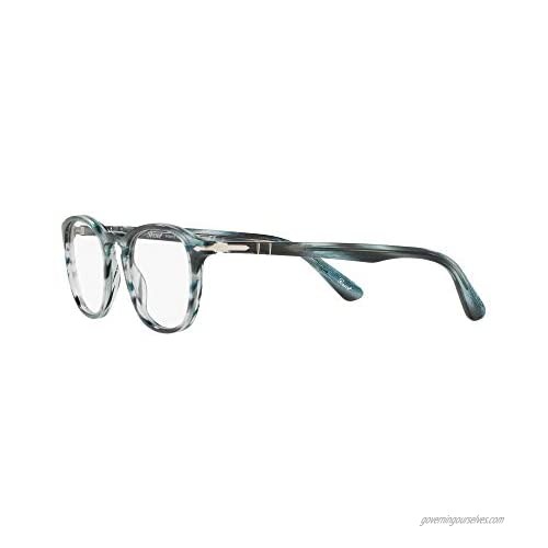 Persol Men's Po3143v Rectangular Prescription Eyeglass Frames