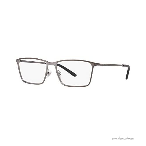 Ralph Lauren Men's Rl5103 Metal Rectangular Prescription Eyeglass Frames