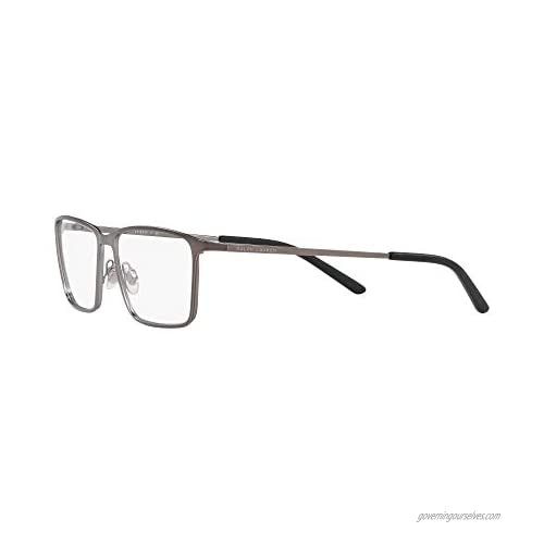 Ralph Lauren Men's Rl5103 Metal Rectangular Prescription Eyeglass Frames