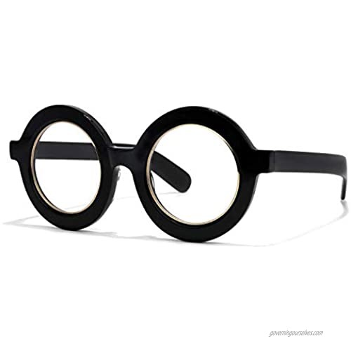 Voogueme Vintage Round Blue Light Blocking Glasses for Women Men  Block UV Blue Light Anti Eyestrain Eyewear Almon OA01776-01