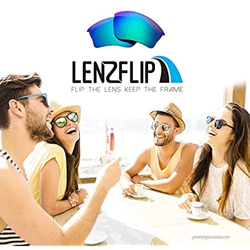 LenzFlip Replacement Lenses Compatible with Maui Jim PEAHI - Brown