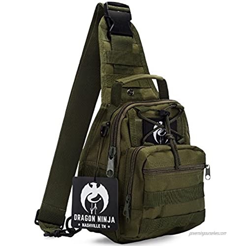 Dragon Ninja Tactical Sling Bag (Green)