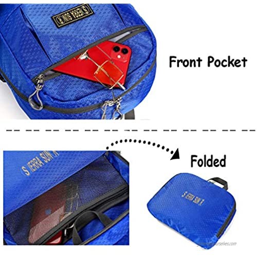 Hiking Backpack-SIERRA SUNR 35L Lightweight Backpack Packable Camping Daypack for Women Men