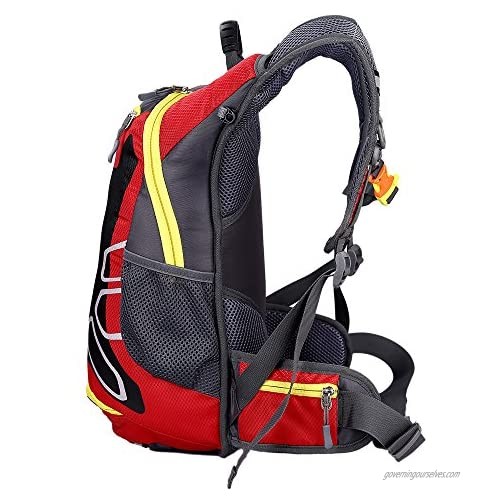 Oct17 Backpack Men Women Water Resistant Durable Adjustable Travel Cycling Hiking Camping Outdoor Daypack Waterproof