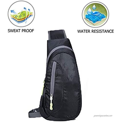Sling Chest Bag Small Mini Cross Body Shoulder Backpacks with Adjustable Belt for Men Women Outdoors Travel Phone
