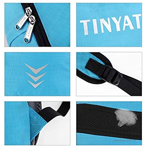 TINYAT 5L 21L Rainproof Ultralight Foldable Lightweight Packable Backpack for Hiking Camping Travel