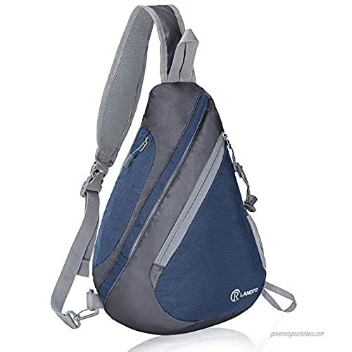 ZOMAKE Sling Bag Backpack  Water Resistant Shoulder Backpack Crossbody Bags Daypack