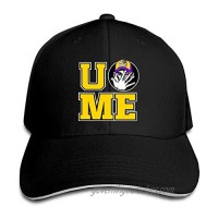 Adult Classic Cant See Me John Cena U Poster Logo Baseball Cap Adjustable Curved Brim Cap Casual Sports Sun Hat for Men Women
