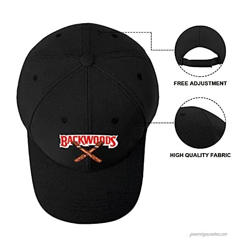Backwoods Adjustable Baseball Cap Classic Cap Mens Womens Dad Hat