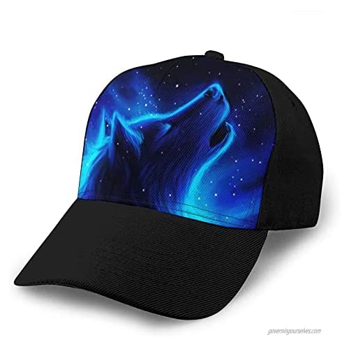 Blue and Purple Galaxy Sports Cap Unisex Baseball Cap Fashion Dad Hat Classic Casual Adjustable for Men Women