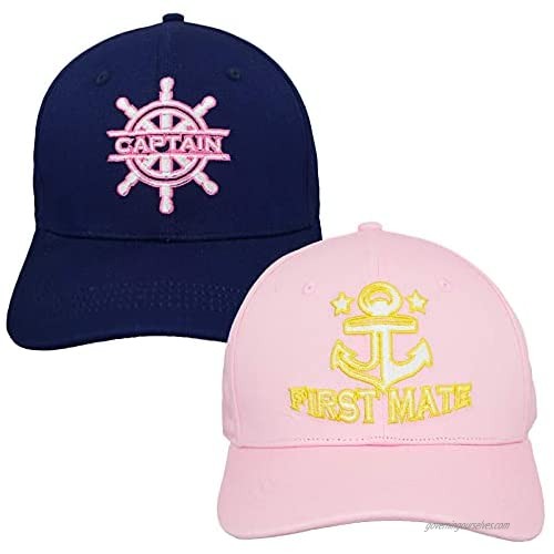 Captain First Mate Baseball Hats Nautical Themed Marine Caps Boater Accessories