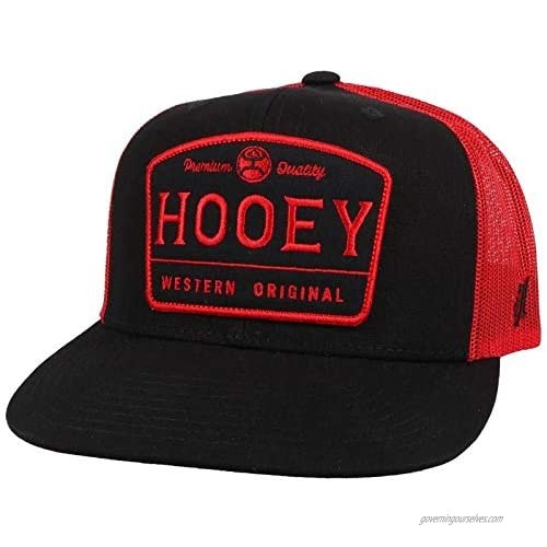 Hooey LLC Trip Black and Red Trucker Cap