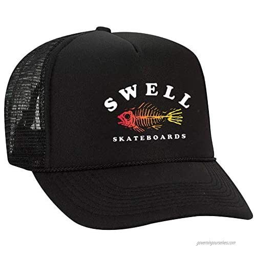Swell Skateboards Trucker Hats for Men and Women | Snapback Foam & Mesh Baseball Cap