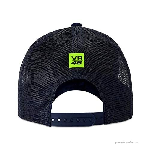 VR46 Blue Trucker Cap 46 Fluo Special Edition Located in USA
