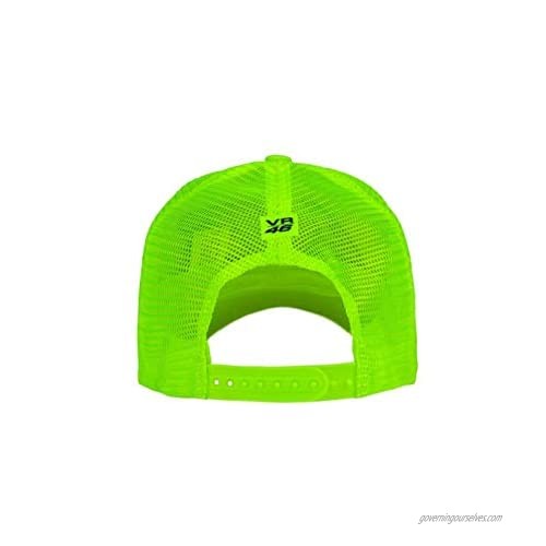 VR46 Valentino Rossi Yellow Fluo Cap Trucker Style Special Edition Located in USA