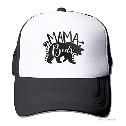 Waldeal Women's Mama Bear Trucker Caps Adjustable Summer Mesh Baseball Hat