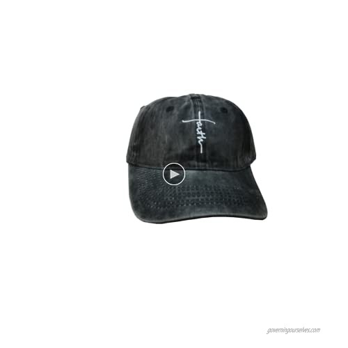 Wisedeal Women's Faith Hat for Jeans Adjustable Baseball Cap