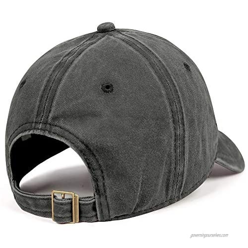 Zpnew Unisex Adjustable Mathews-Archery- Logo Embroidery Hat Shooting Cap Novelty Washed Golf Cap Denim Hat Black One Size