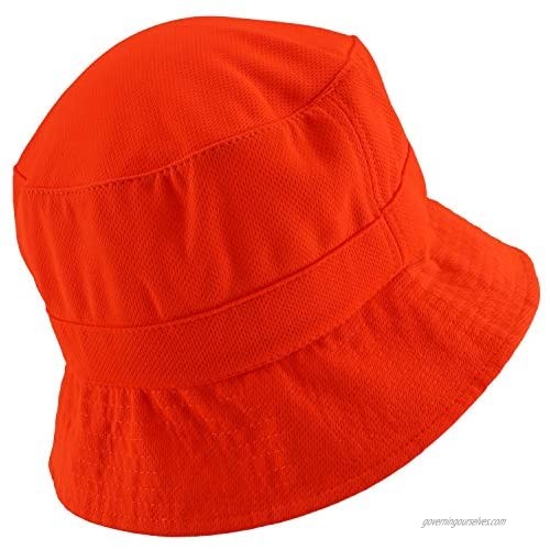Armycrew Moisture Wicking UV Control Cotton Meah Bucket Hat