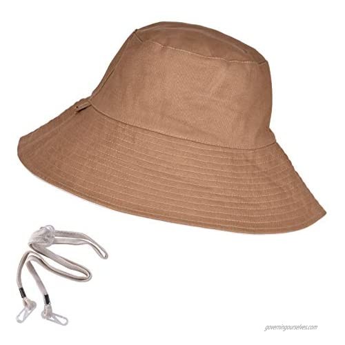 Bucket Hats Cotton Sun Hat Outdoor Unisex Summer Cap Beach Casual