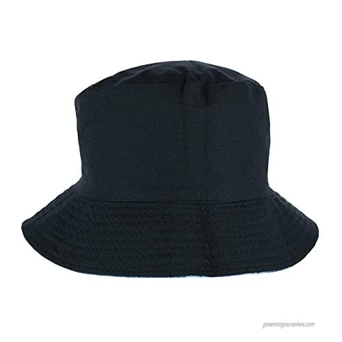 Do Everything in Love Women's Dark Denim Tie Dye Bucket Hat