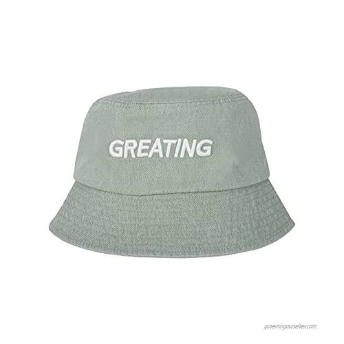 Fashion Bucket Hat 100% Cotton Fisherman Cap Summer Beach Sun Travel Hat for Women and Men