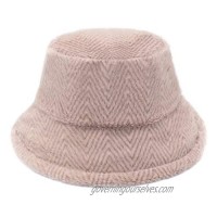 Fittia Warm Winter Faux Fur Bucket Hat for Women  Furry Plush Fuzzy Bucket Caps  Soft Casual Outdoor Fisherman Hat