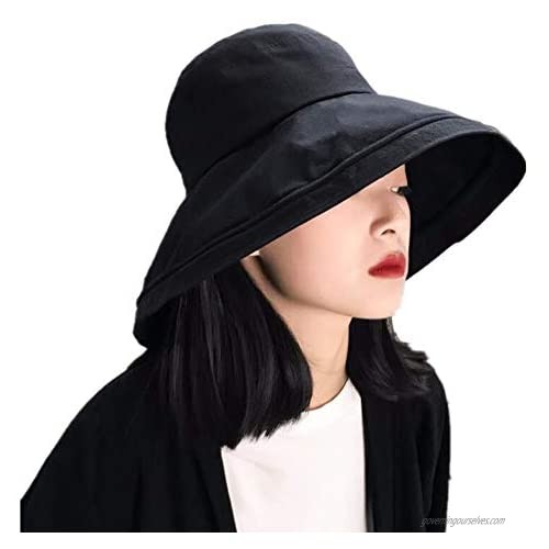 JiangYY Women Foldable Wide Brim Hat Summer Hat Cap for Gardening Fishing Hiking Beach Travel