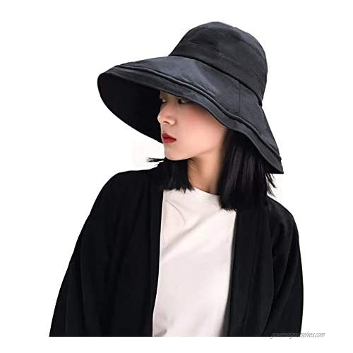 JiangYY Women Foldable Wide Brim Hat Summer Hat Cap for Gardening Fishing Hiking Beach Travel