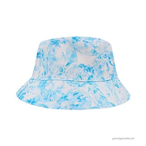 Naimo Unisex Fashion Print Pattern Bucket Hat Floppy Beach Sun Hat Packable Outdoor Travel Fisherman Cap