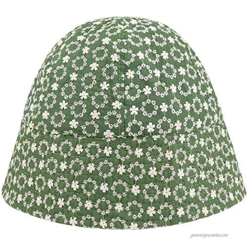 Proboths Cute Flower Print Bucket Hat Daisy Cloche Hat Travel Beach Sun Hat Outdoor Fisherman Hat for Men Women Teens