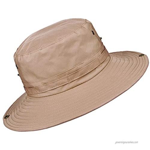 Samtree Solid Color Bucket Hat Sun Protection Outdoor Fishing Garden Boonie Cap