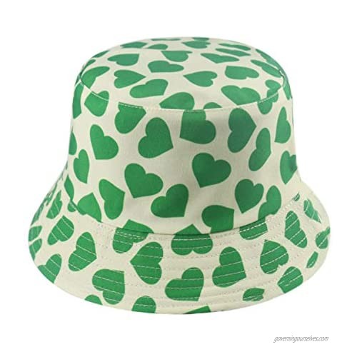 Sivilady Various Print Bucket Hat Unisex Packable Travel Fisherman Cap Beach Sun Hat