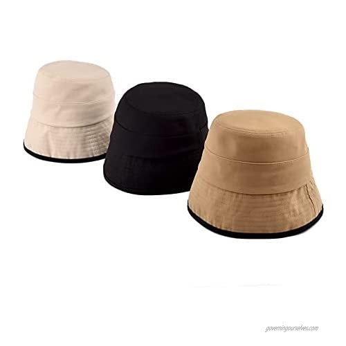 Unisex Fashion Bucket Fish Hat Golfing Hiking Fisherman Golf Beach Sun Hats Brown