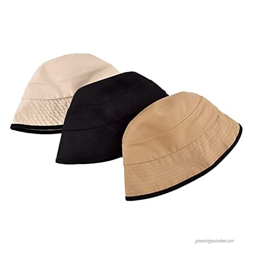 Unisex Fashion Bucket Fish Hat Golfing Hiking Fisherman Golf Beach Sun Hats Brown