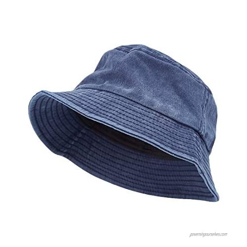 Unisex Hats Bucket Style Packable Hats for Men Women Male Medium Size Summer Bucket Hat Premium Cotton