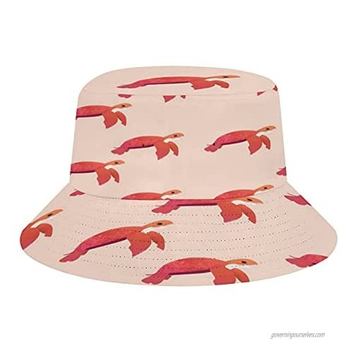 Unisex Novelty Funny Bucket Hat Fisherman Hats Summer Beach Outdoor Travel Packable Sun Hat for Women Men Teens