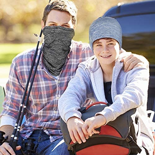 6 Pieces UV Protection Face Cover Summer Face Cover Gaiter Dust-Proof Breathable Bandana