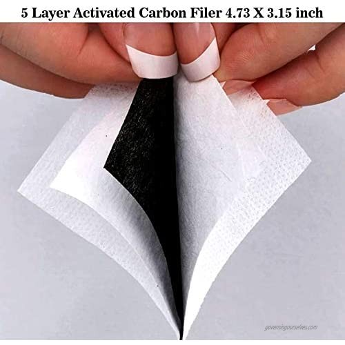 Black-Clover Animation Outdoor Masks Adult and Men's and Women's Headscarves Five-Layer Protective Activated Carbon Filter