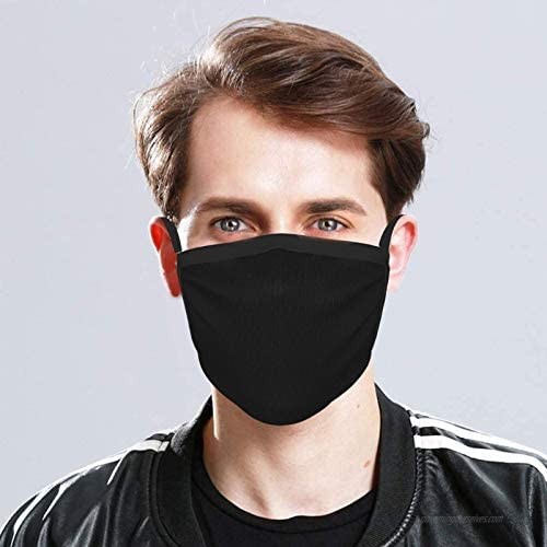 DHK Cute Lank-Ybox 5pcs Reusable Mask 3D Print Face Covers Dust Scraf Anti Dust Balaclava Bandana Scarf Headwear for Women Men Boy Girls Black