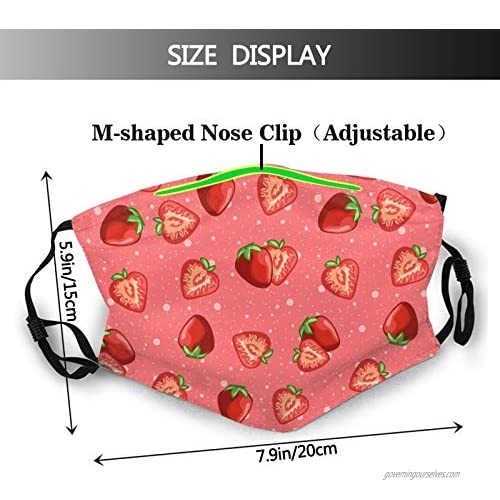 Fashion Face Mask With Filter Pocket Washable Face Bandanas Dust-Proof Balaclava Reusable Fabric Mask For Men Women