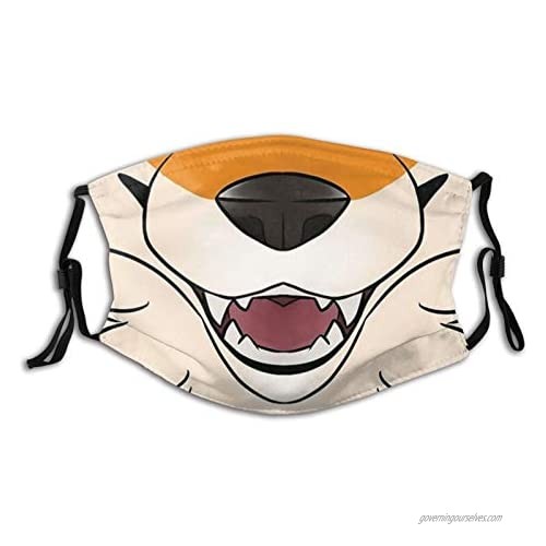 Fox Mask Washable Animal Funny Cute Fox Face Mask Balaclava for Adult Filters