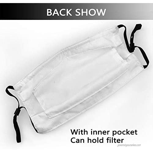 Harry Pot-TER 1-Pack Face Mask Reusable & Washable |3-Layered Protection |Adjustable Soft Elastic Loops | with Filter Pockets